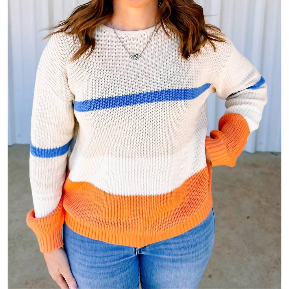 NEW AAPPARELLA carson sweater in multi color